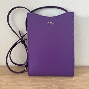 A.P.C. Purple Jamie Crossbody Pouch
